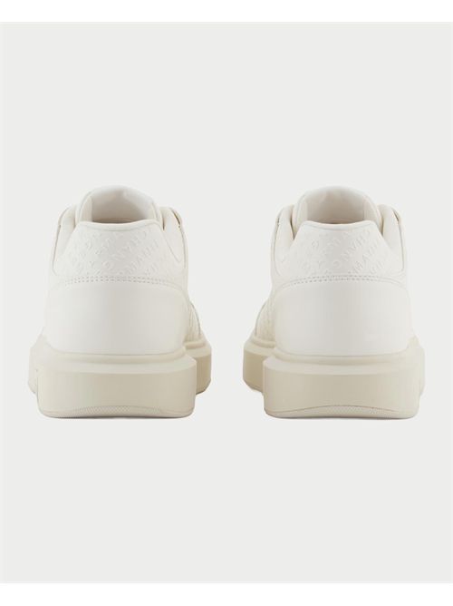 Armani Exchange men's low-top sneakers with all-over logo ARMANI EXCHANGE | XM001722-AF17537U0011